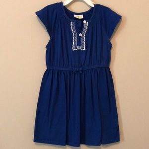 Crazy 8 Girls Size 5T Blue Dress EUC